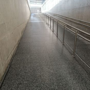 Implementation of works on Polish Railways passenger routes made of burnt granite and the surface of granite integration slabs